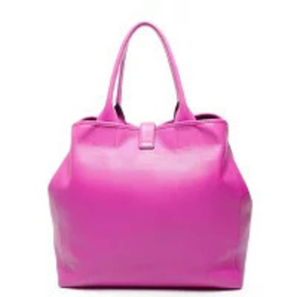 Loewe Leather Tote Bag Purple Anagram